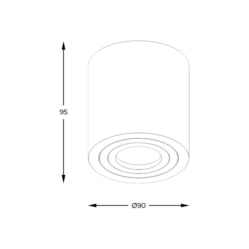 Zuma Line - LED RGBW dimbar badrumsspot 1xGU10/4,8W/230V IP44 vit + fjärrkontroll