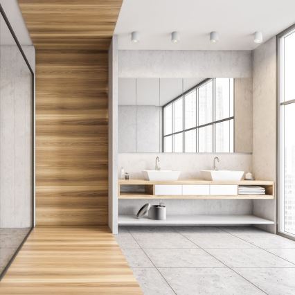 Zuma Line - LED RGBW dimbar badrumsspot 1xGU10/6W/230V IP44 vit + fjärrkontroll