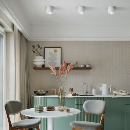 Zuma Line - LED RGBW dimbar badrumsspot 1xGU10/6W/230V IP44 vit + fjärrkontroll