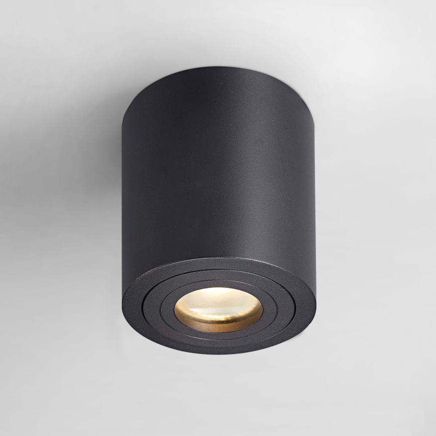 Zuma Line - dimbar LED RGBW badrumsspotlight 1xGU10/4,8W/230V IP44 svart + fjärrkontroll