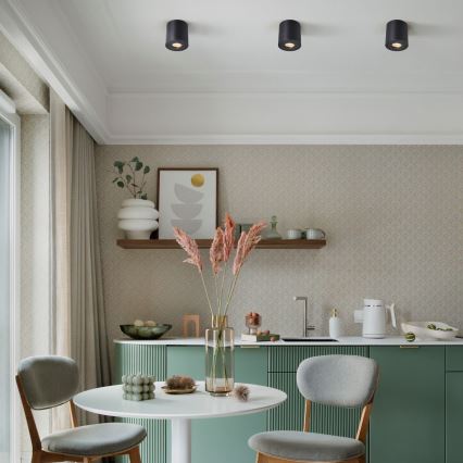 Zuma Line - dimbar LED RGBW badrumsspotlight 1xGU10/6W/230V IP44 svart + fjärrkontroll