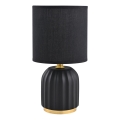 Zuma Line - Bordslampa 1xE14/40W/230V svart/guld
