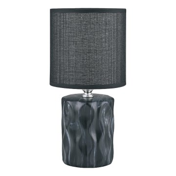 Zuma Line - Bordslampa 1xE14/40W/230V svart/marmordekor