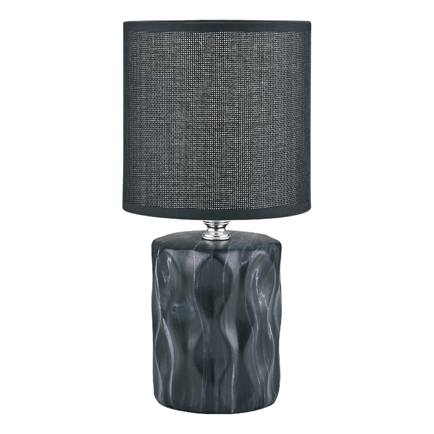 Zuma Line - Bordslampa 1xE14/40W/230V svart/marmordekor