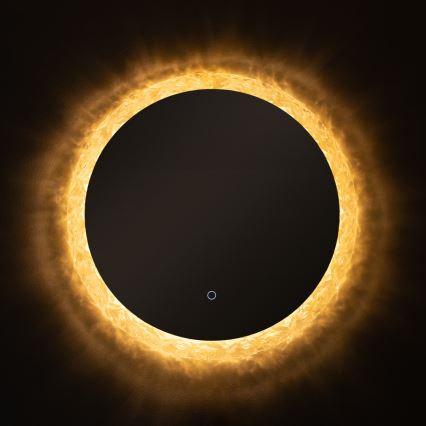 Zuma Line - LED Badrum vägg spegel med bakbelysning LED/24W/230V 3000/4000/6000K diameter 60 cm IP44 skinande krom