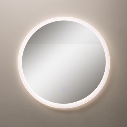 Zuma Line - Väggmonterad badrumsspegel med inbyggd LED-belysning LED/24W/230V 3000/4000/6000K Ø 60 cm IP44