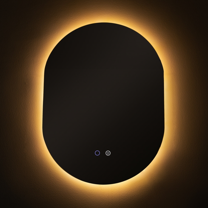 Zuma Line - LED Badrum uppvärmd vägg spegel med bakbelysning LED/24W/230V 3000/4000/6000K 70x50 cm IP44