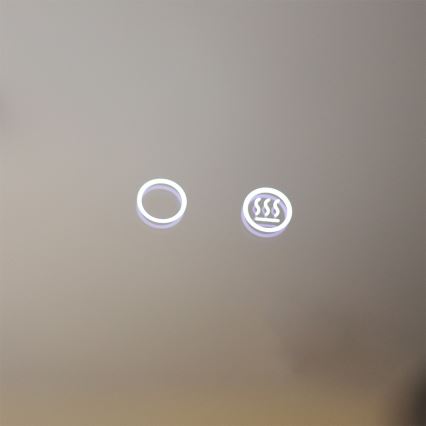 Zuma Line - LED Badrum uppvärmd vägg spegel med bakbelysning LED/24W/230V 3000/4000/6000K diameter 60 cm IP44