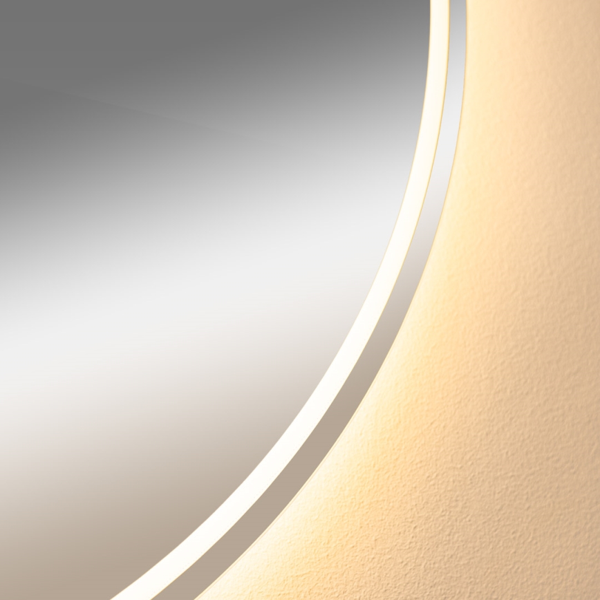 Zuma Line - LED Badrum uppvärmd vägg spegel med bakbelysning LED/24W/230V 3000/4000/6000K diameter 80 cm IP44