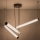 Zuma Line - Dimmbar LED-pendellampa med vajerupphängning LED/64W/230V 2700-6500K svart + fjärrkontroll