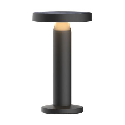 Zuma Line - LED Dimbara solcellsdrivna bordslampa LED/2W/2000 mAh IP44 svart