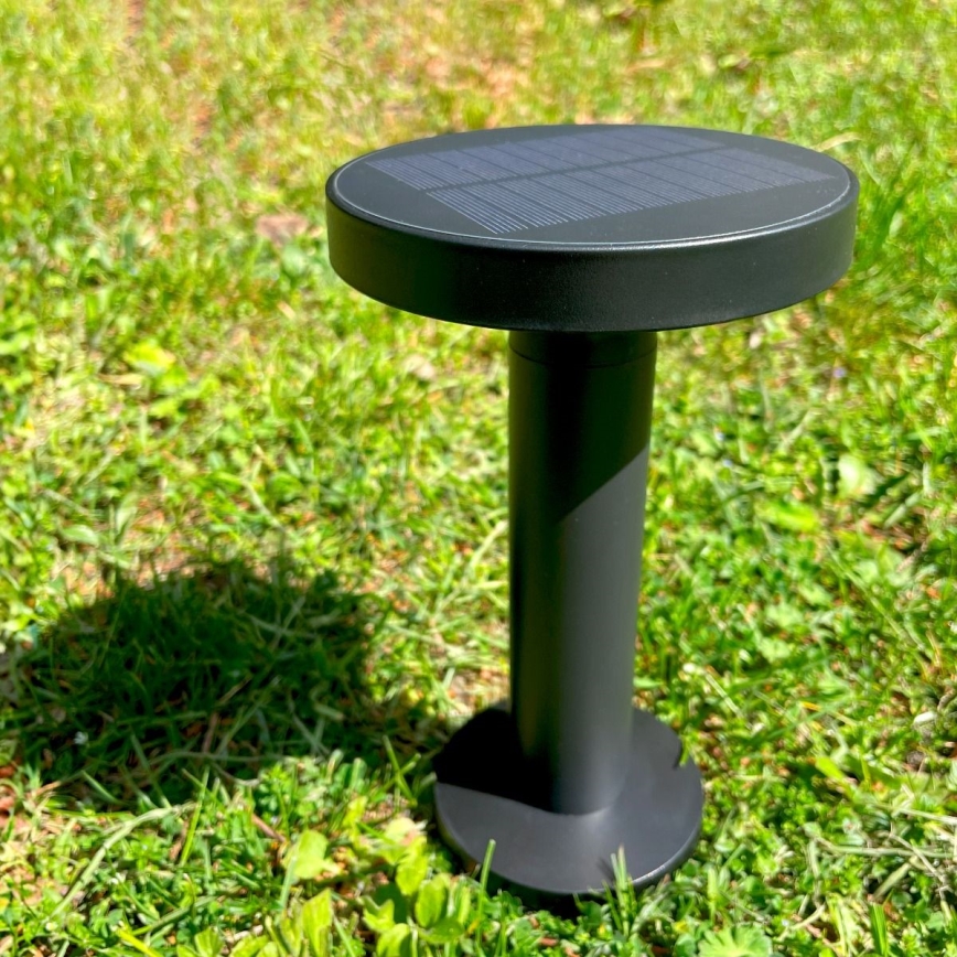 Zuma Line - LED Dimbara solcellsdrivna bordslampa LED/2W/2000 mAh IP44 svart