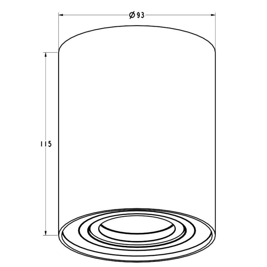 Zuma Line - Spotlight  1xGU10/50W/230V vit