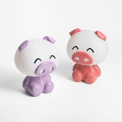 Zuma Line - LED Ljusreglerad children's beröring bordslampa LED/3W/230V gris rosa