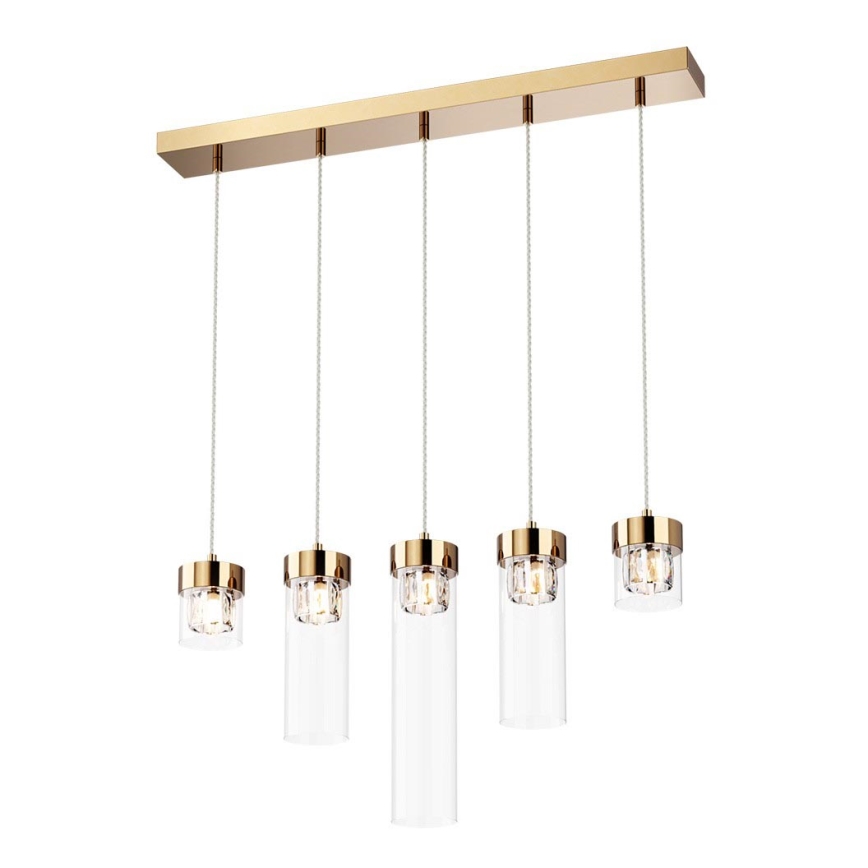 Zuma Line - Kristall Ljuskrona på ett band  5xG9/28W/230V