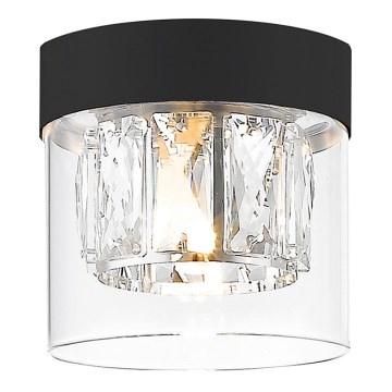 Zuma Line - Kristalltaklampa 1xG9/28W/230V svart