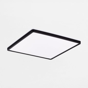 Zuma Line - LED Dimbar taklampa LED/38W/230V + LED/12W 3000/4000/5500K 40x40 cm svart