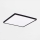 Zuma Line - LED Dimbar taklampa LED/38W/230V + LED/12W 3000/4000/5500K 40x40 cm svart