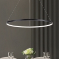 Zuma Line - LED ljuskrona med textilsladd LED/28W/230V 3000/4000/6000K diameter 60 cm svart