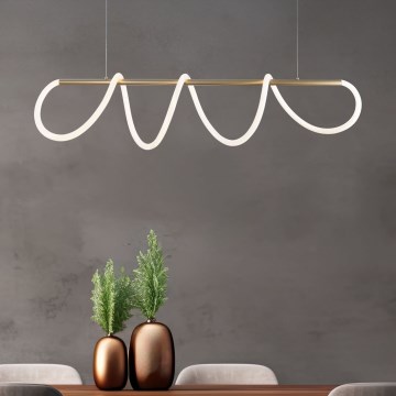 Zuma Line - LED ljuskrona med textilsladd LED/45W/230V 3000/4000/6000K guld