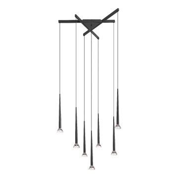 Zuma Line - LED-pendel på vajer 7xLED/6W/230V svart