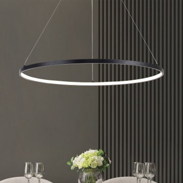 Zuma Line - LED-pendellampa med vajer LED/36W/230V 3000/4000/6000K Ø 80 cm svart