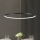 Zuma Line - LED-pendellampa med vajer LED/36W/230V 3000/4000/6000K Ø 80 cm svart