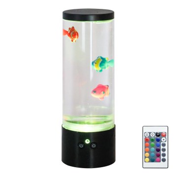 Zuma Line - LED RGB Dimbara bordslampa LED/1W/5V/3xAA + fjärrkontroll