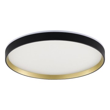 Zuma Line - LED RGBW dimbar taklampa LED/32W/230V + LED/8W 3000-6000K svart/guld + fjärrkontroll