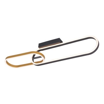 Zuma Line - LED taklampa 2xLED/24W/230V svart/guld