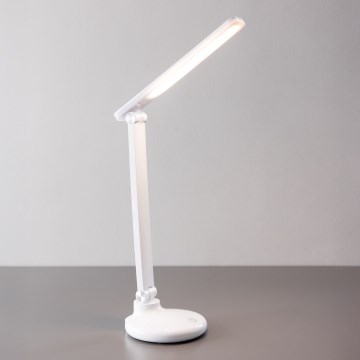 Zuma Line - LED Uppladdningsbar skrivbordslampa LED/6W/1200 mAh 3000/4500/6000K CRI 90 vit