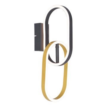 Zuma Line - LED-vägglampa 2xLED/12W/230V svart/guld