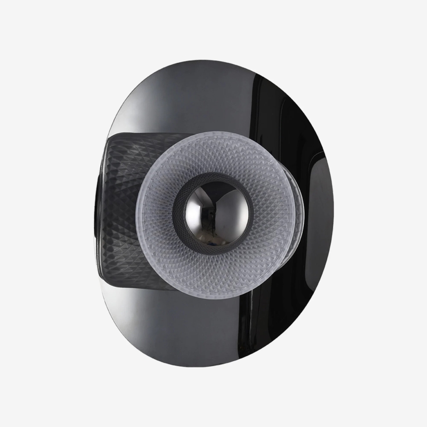 Zuma Line - LED-vägglampa LED/8W/230V svart/rökfärgad