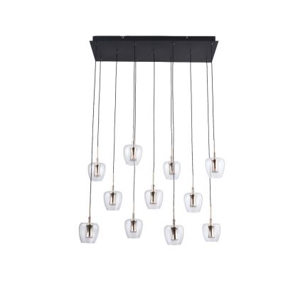 Zuma Line - LED-pendel med vajer 11xLED/3W/230V svart