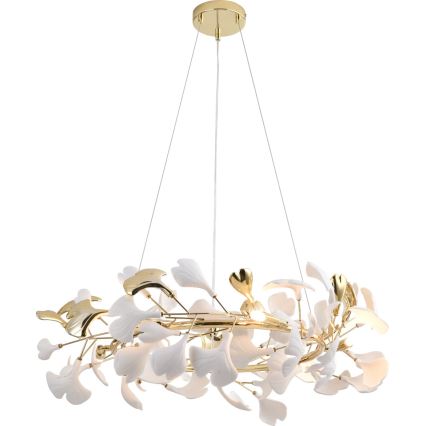Zuma Line - Taklampa med kabelupphängning 6xG9/42W/230V Ø 74 cm guld