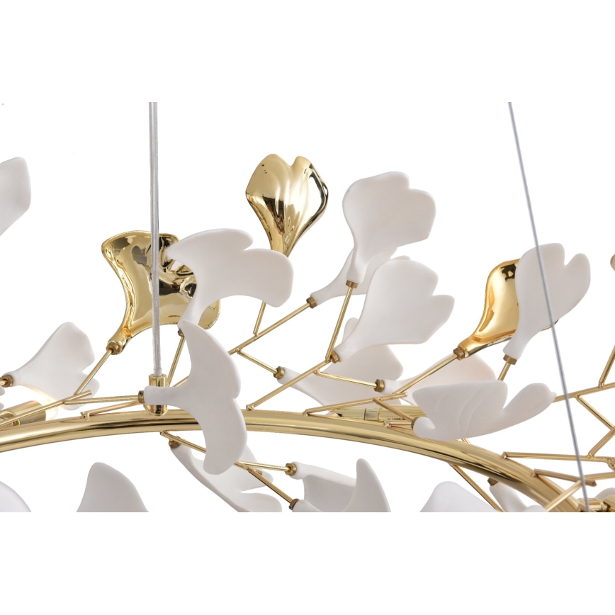 Zuma Line - Taklampa med kabelupphängning 6xG9/42W/230V Ø 74 cm guld