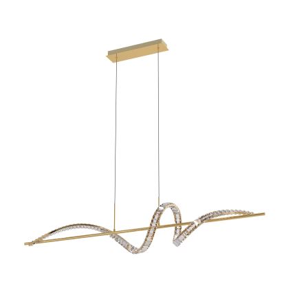 Zuma Line - LED dimbar kristallkrona på kabel LED/24,5W/230V 2700-6000K + fjärrkontroll