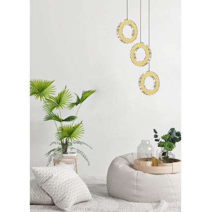 Zuma Line - dimbar LED-pendel på kabel LED/10W/230V guld