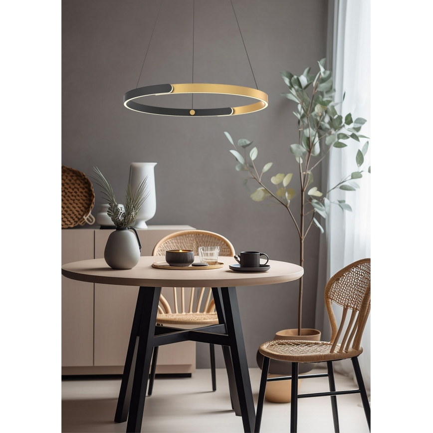 Zuma Line - LED dimbar taklampa LED/30W/230V svart/guld