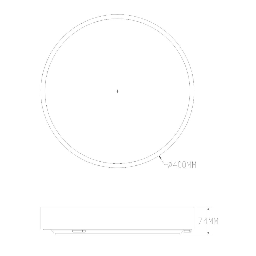 Zuma Line - LED ljusreglerad taklampa till badrum LED/36W/230V 3000-6000K diameter 40 cm IP44 guld + fjärrkontroll