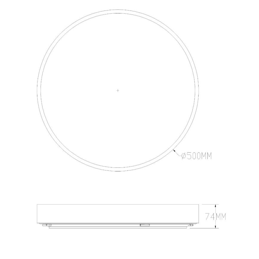Zuma Line - LED ljusreglerad taklampa till badrum LED/50W/230V 3000-6000K diameter 50 cm IP44 mässing + fjärrkontroll