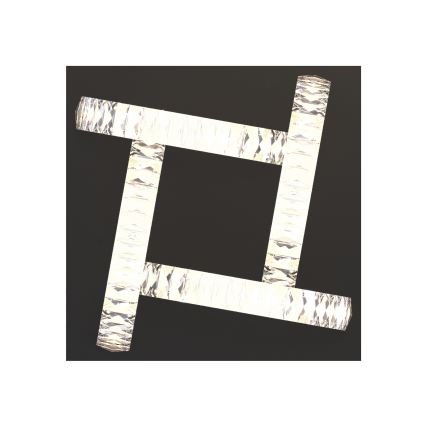 Zuma Line - LED dimbar kristalltaklampa LED/23,5W/230V 2700-6000K svart + fjärrkontroll