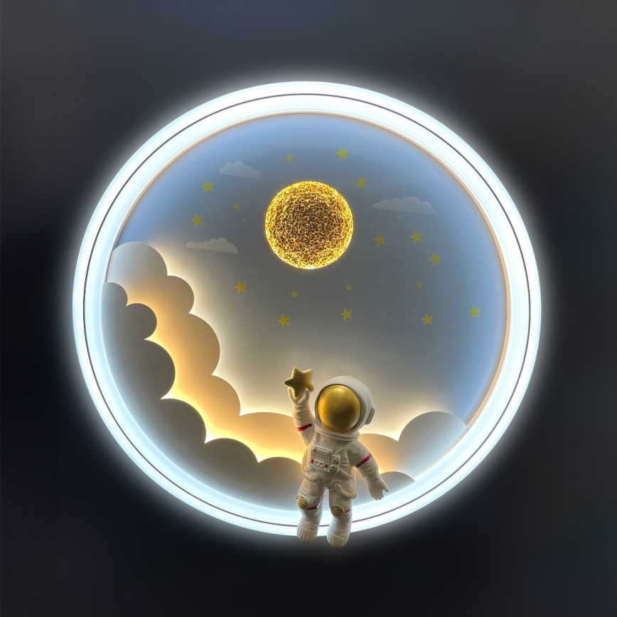 Zuma Line - LED Ljusreglerad dětské Taklampa LED/42W/230V 3000/5700K astronaut