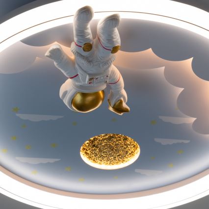 Zuma Line - LED Ljusreglerad dětské Taklampa LED/42W/230V 3000/5700K astronaut