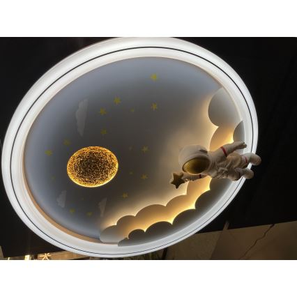 Zuma Line - LED Ljusreglerad dětské Taklampa LED/42W/230V 3000/5700K astronaut