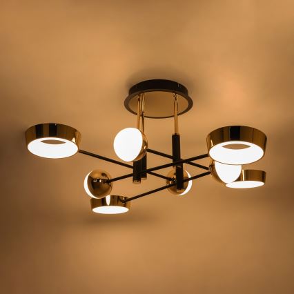 Zuma Line - LED-dimbar ytmonterad taklampa LED/60W/230V guld/svart