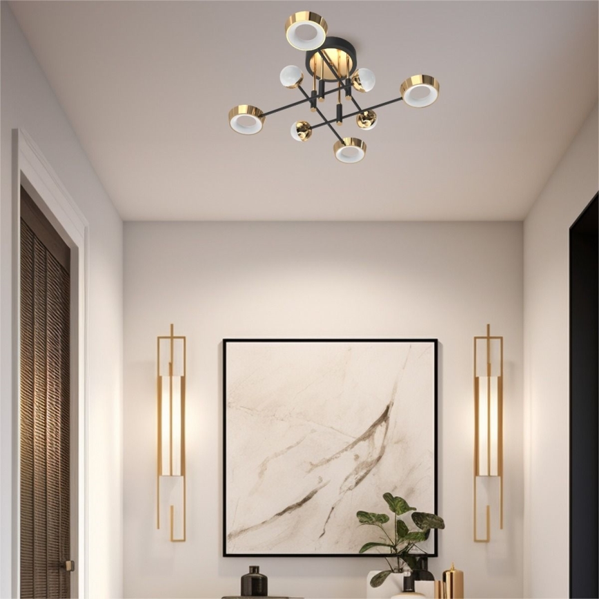 Zuma Line - LED-dimbar ytmonterad taklampa LED/60W/230V guld/svart