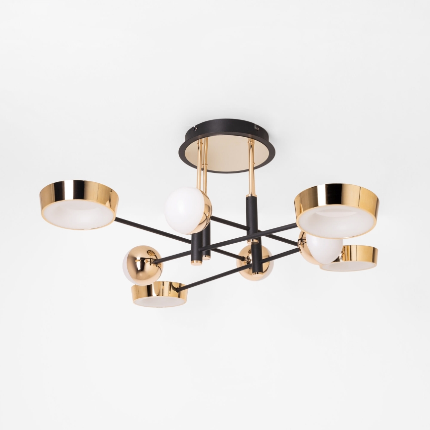 Zuma Line - LED-dimbar ytmonterad taklampa LED/60W/230V guld/svart