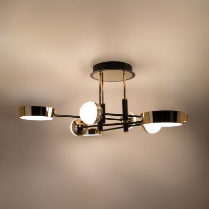 Zuma Line - LED-dimbar ytmonterad taklampa LED/60W/230V guld/svart