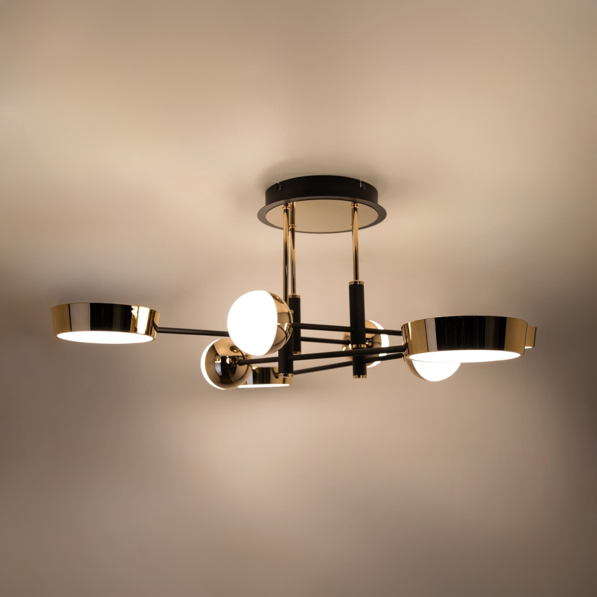 Zuma Line - LED-dimbar ytmonterad taklampa LED/60W/230V guld/svart